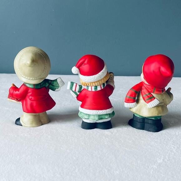 3 Vintage HOMCO 5564 Christmas Figurines Drummer Boy Cymbal Girl - Picture 4 of 8